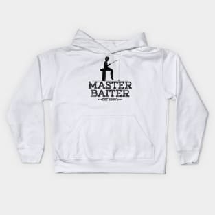 Funny Fishing Master Baiter Kids Hoodie